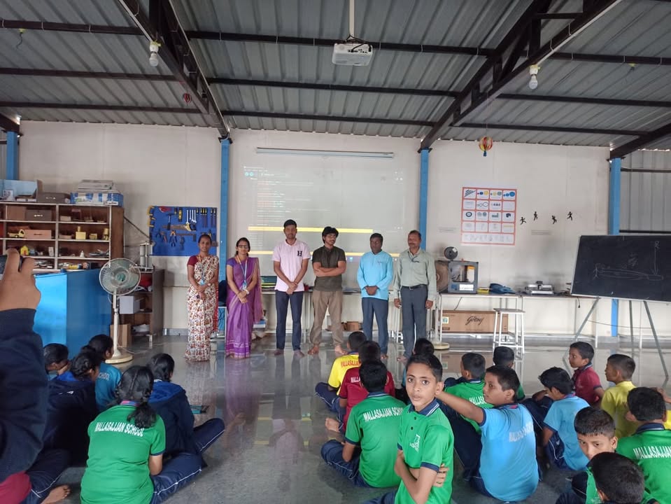 IIITans visited Mallasajjan School to educate our eighth standard students about using ATL materials suchโฆ