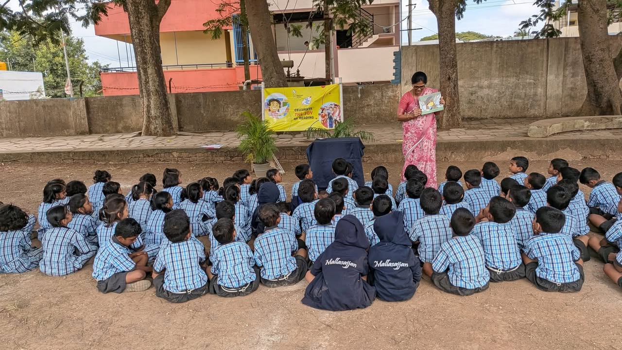 #onedayonestory2026 #prathambooks Celebrating the Joy of Reading: One Day One Story at Mallasajjan English Medium…